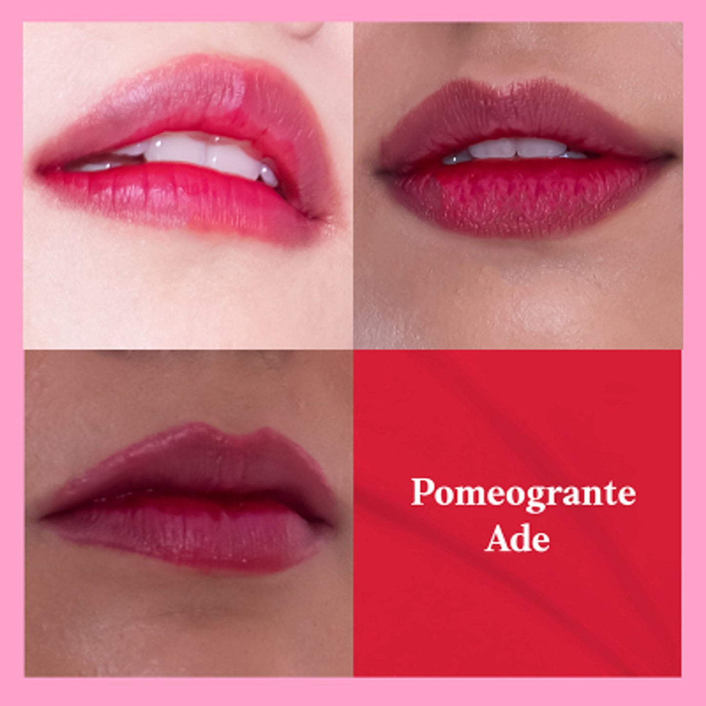 ETUDE Dear Darling Water Gel Lip and Cheek Tint Lipstick - 06 Pomegranate Ade