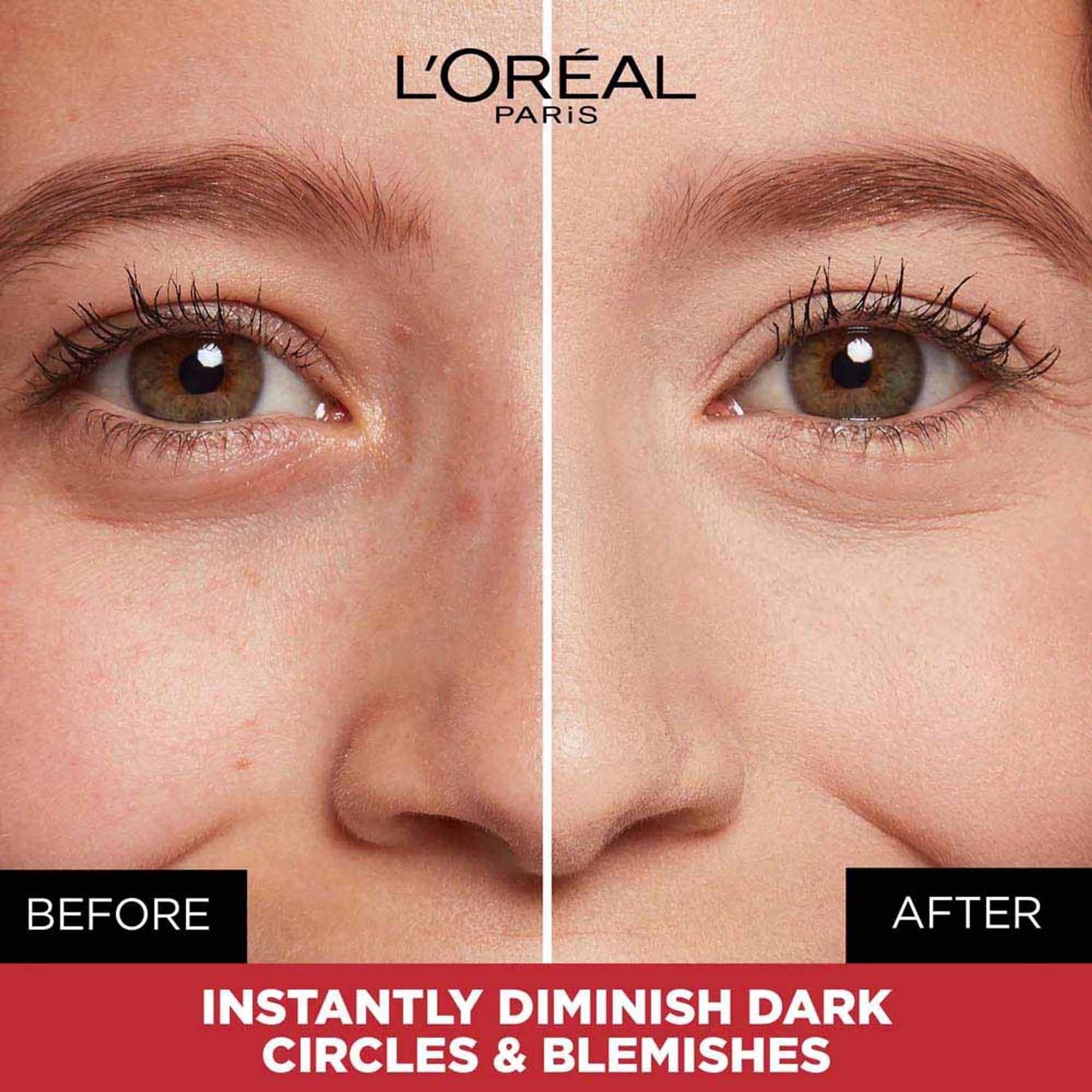LOreal Paris Infallible Full Wear Concealer, Maximum Coverage, Sweat Proof & Heat Proof - Amber 312 - 308