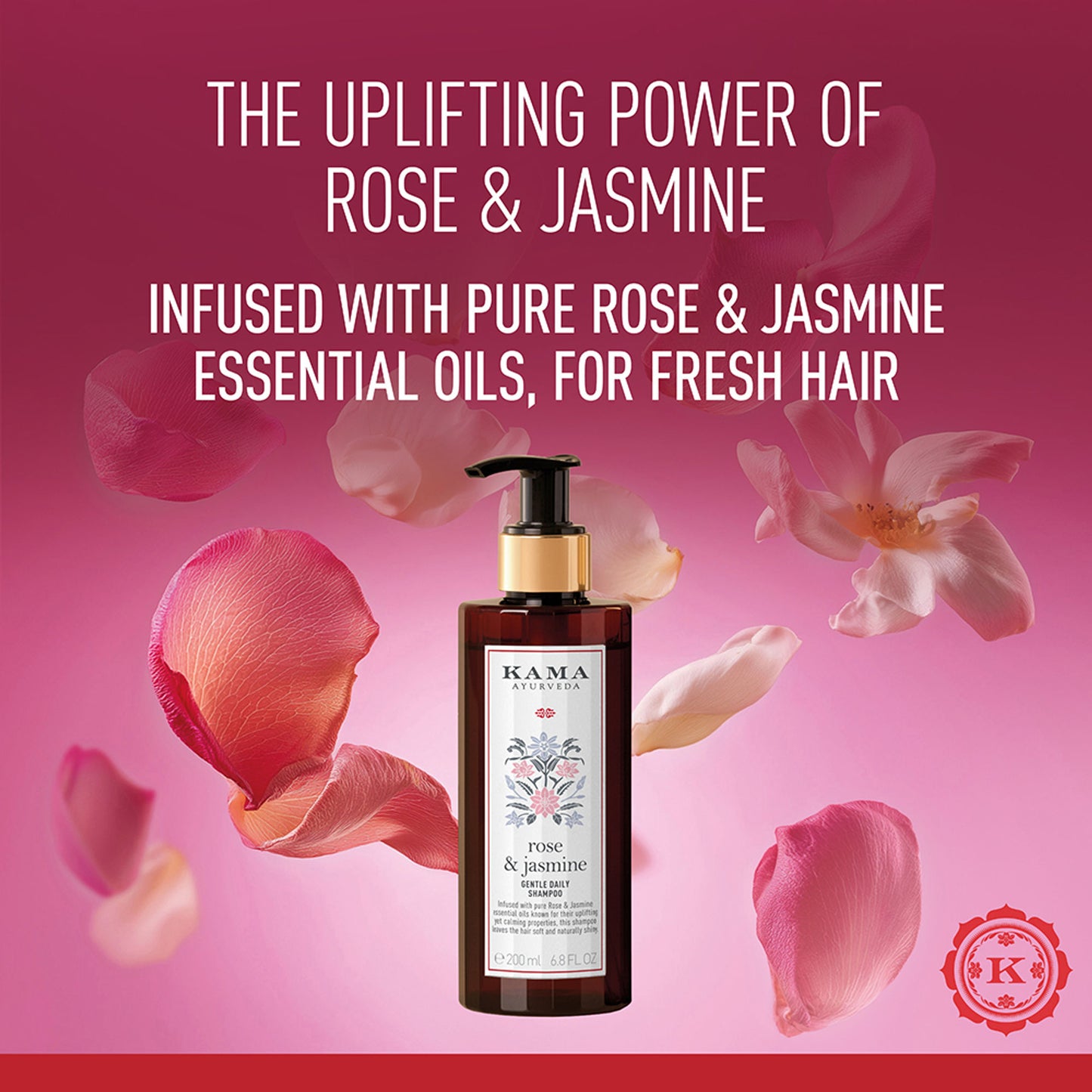 Kama Ayurveda Rose & Jasmine Gentle Daily Shampoo