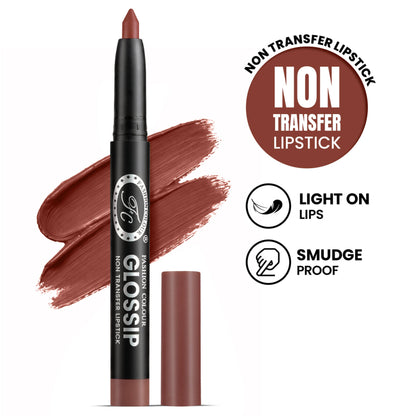 FASHION COLOUR Glossip Non-Transfer Lipstick - Ripe Hawthorn