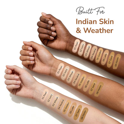 Mila Beauté Perfect Cover Foundation Flawless Matte Finish - 07 Sand