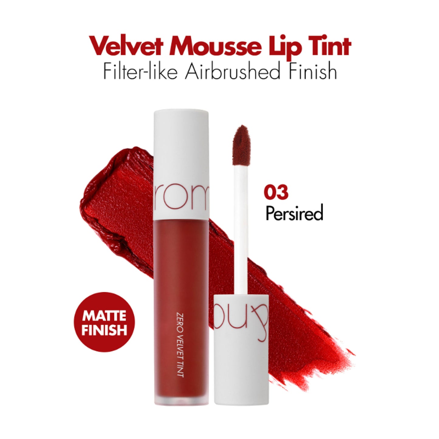 Rom&nd Zero Velvet Tint - 03 Persired
