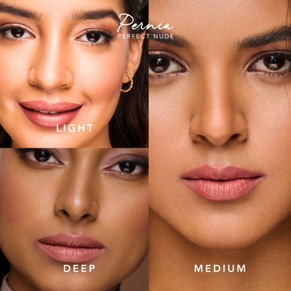Simply Nam Satin Soft Lip Creme, Hydrating, Botanical Colour for Everyday Lips - Pernia