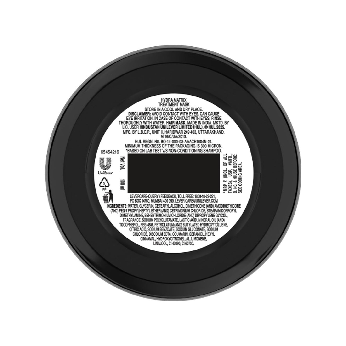 TRESemme Hydra Matrix Treatment Mask With Polyglutamic Acid for 100H Hydrated Fluid Hair