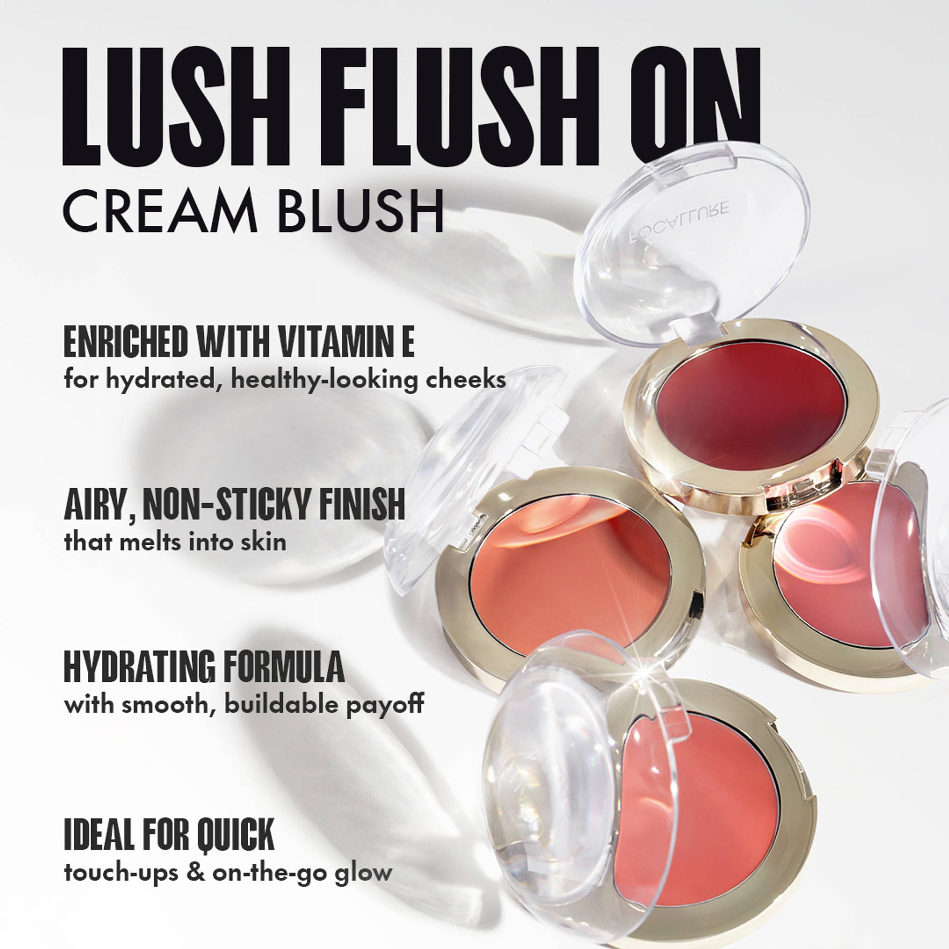Focallure Lush Flush On Cream Blush - PK04 My Tease