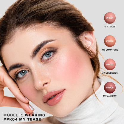 Focallure Lush Flush On Cream Blush - PK04 My Tease