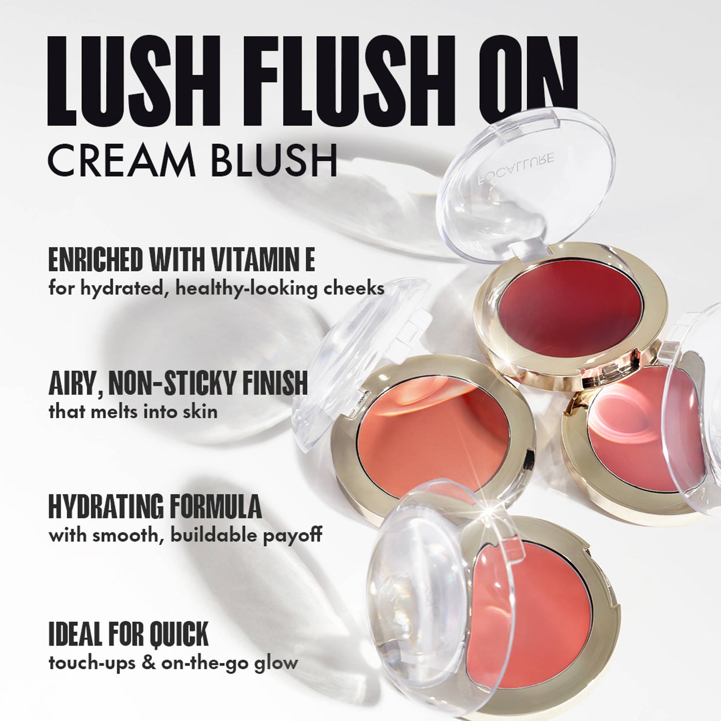 Focallure Lush Flush On Cream Blush - RD05 My Anxiety