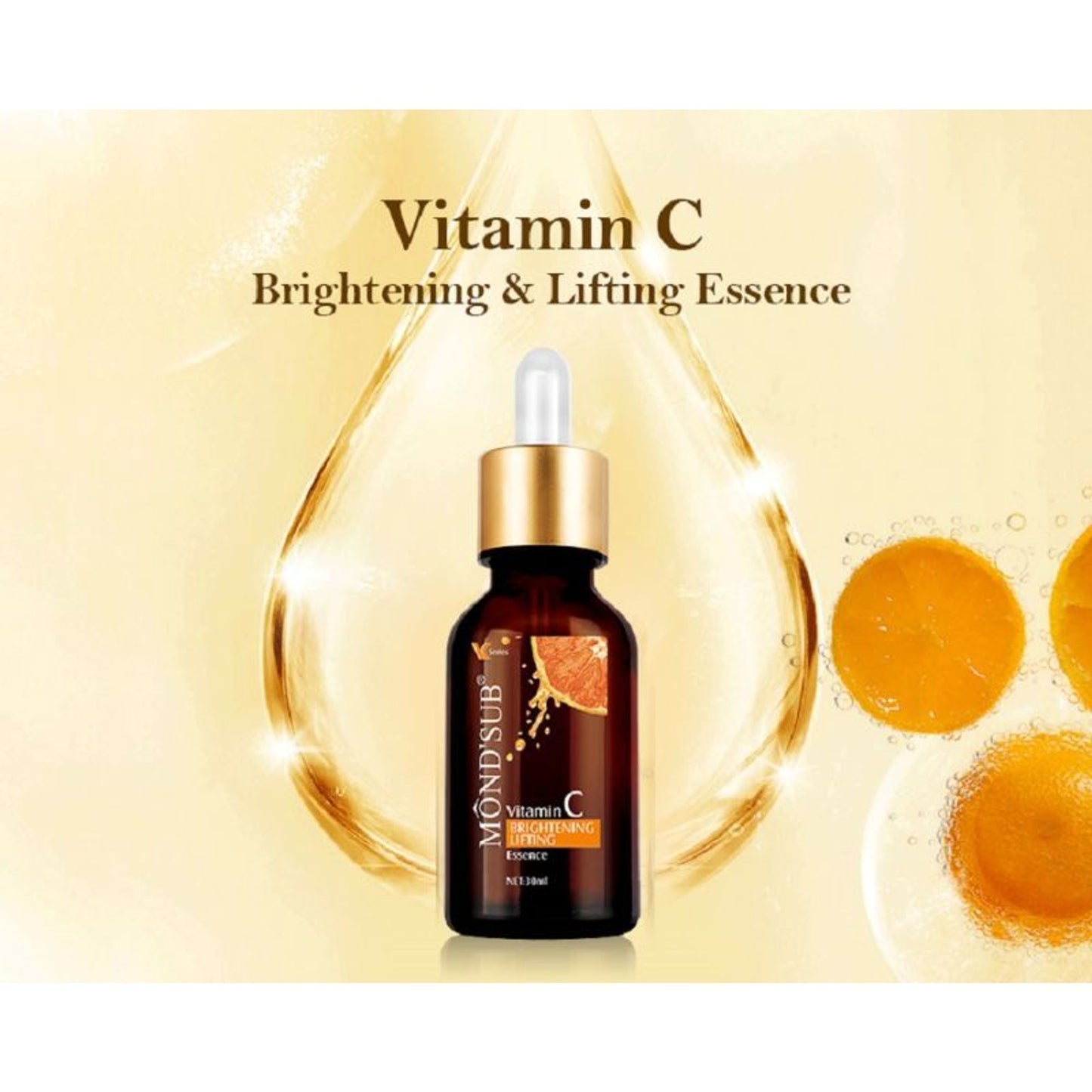 Mond'Sub Vitamin C Brightening Lifting Face Serum With (3-O Ethyl Ascorbic Acid) For Brightening