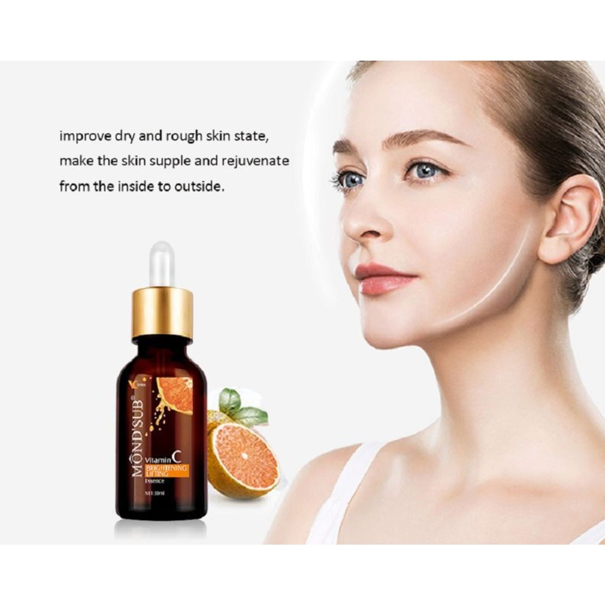 Mond'Sub Vitamin C Brightening Lifting Face Serum With (3-O Ethyl Ascorbic Acid) For Brightening