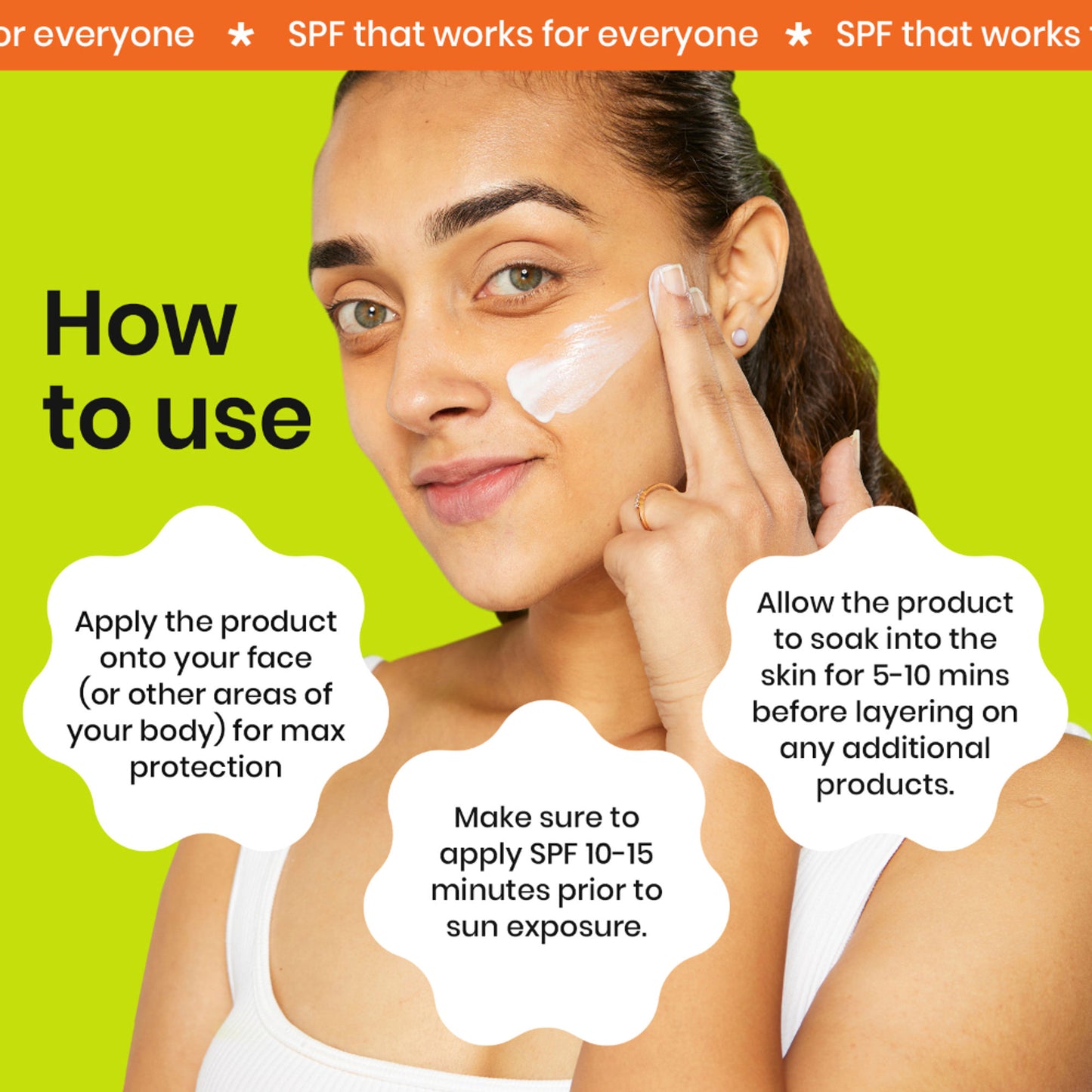 FAE Beauty No White Cast Lightweight Sunscreen SPF Juice SPF 50+ PA++++