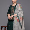 Dhiyona VA Floral Yoke Design Thread Work Kurta with Sharara & With Dupatta