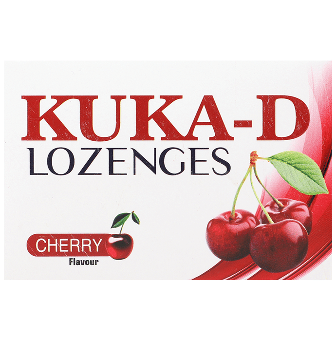 Multani Kuka-D Cough Lozenges Cherry