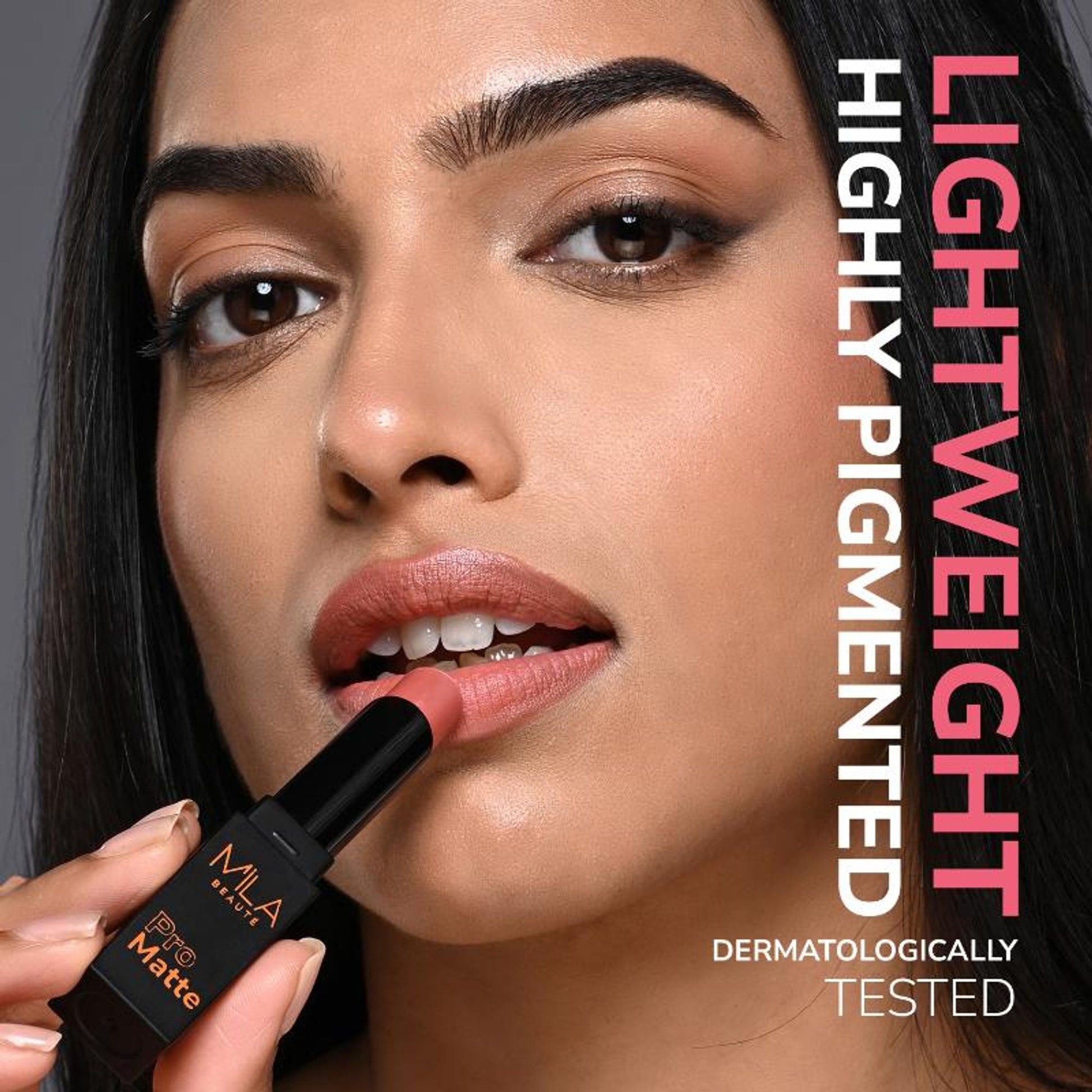 Mila Beauté Pro Matte Long Lasting Creamy Matte Finish Lipstick - Queen