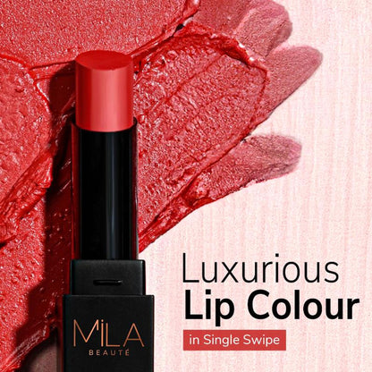 Mila Beauté Pro Matte Long Lasting Creamy Matte Finish Lipstick - Nargis