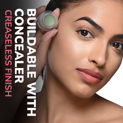 Mila Beauté Conceal It Pot Concealer Creamy Matte Finish with SPF 15 - Green Corrector