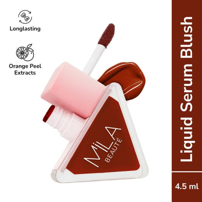 Mila Beauté Pookie Serum Blush Highly Pigmented With Orange Peel Extracts - Gummy Bear