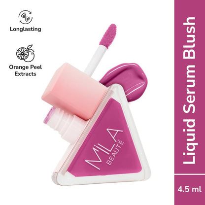 Mila Beauté Pookie Serum Blush Highly Pigmented With Orange Peel Extracts - Love Bug