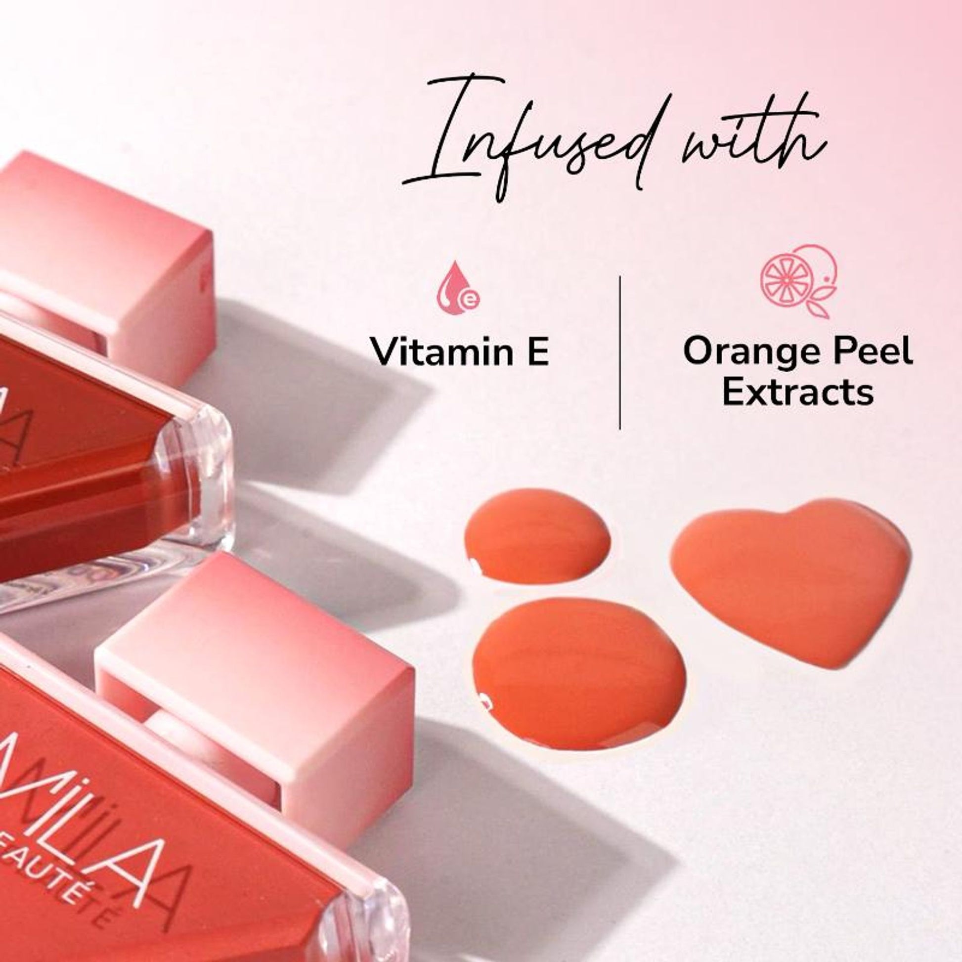Mila Beauté Pookie Serum Blush Highly Pigmented With Orange Peel Extracts - Love Bug