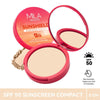 Mila Beauté Sun Shield Sunscreen Matt SPF 50 PA+++ UV Protection Compact - 02 Nude