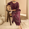 Dhiyona IE Women Floral Embroidered Regular Thread Work Pure Cotton Kurta with Trousers