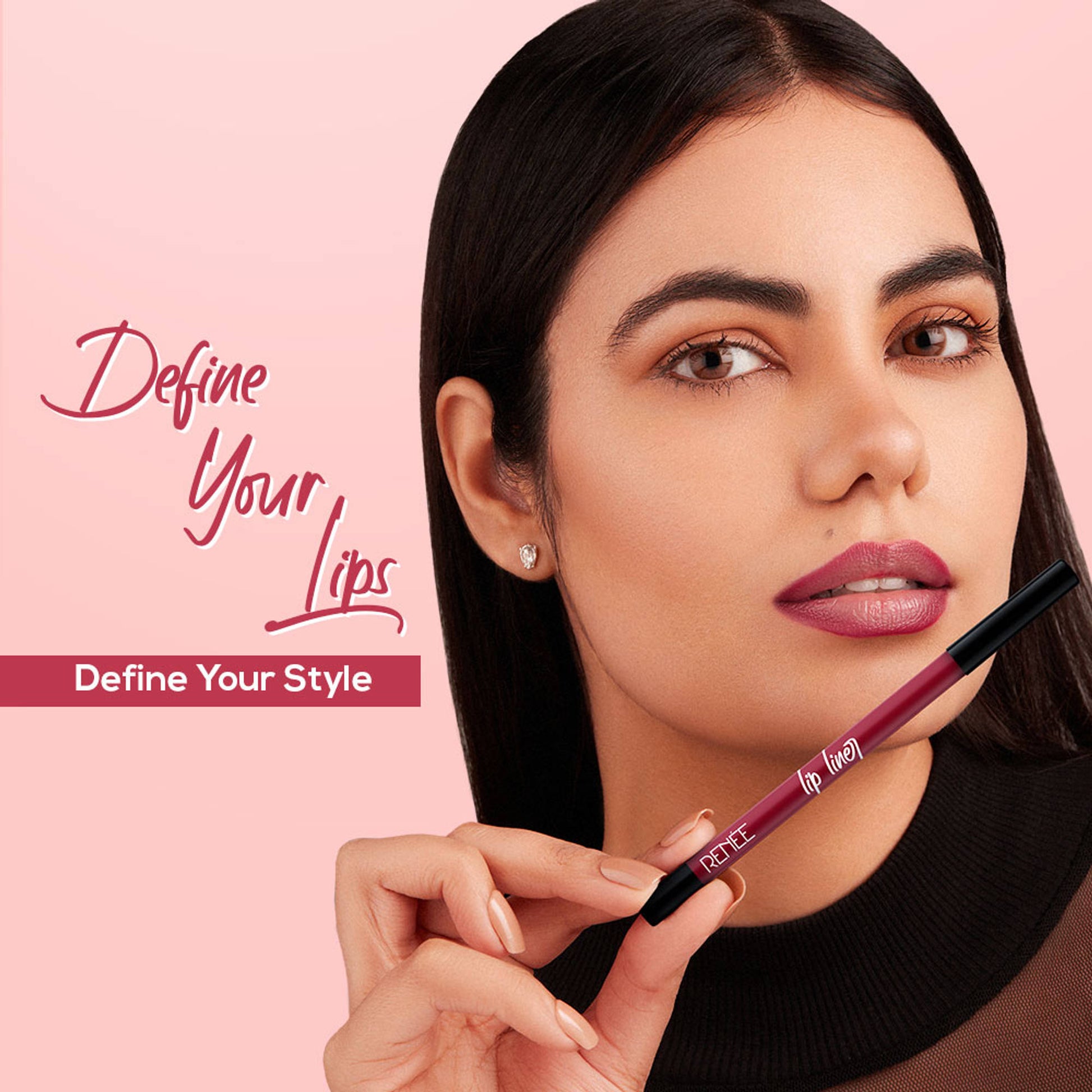RENEE Ultra Define Matte Lip Liner, Long Lasting, Smudge Proof, Full Coverage, High Pigment, Set of 12