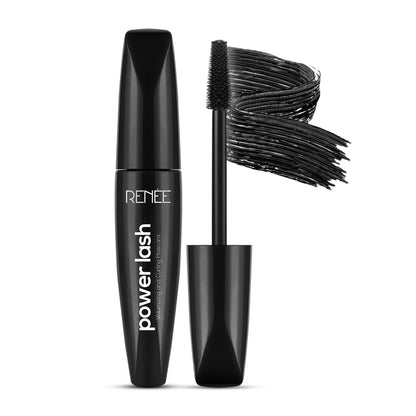 RENEE Power Lash Mascara, Black, Instantly Curls, Lengthens & Volumizes, Long - Lasting Clump - Free