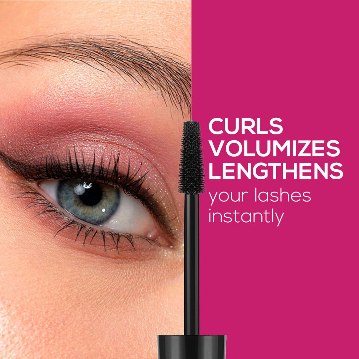 RENEE Power Lash Mascara, Black, Instantly Curls, Lengthens & Volumizes, Long - Lasting Clump - Free