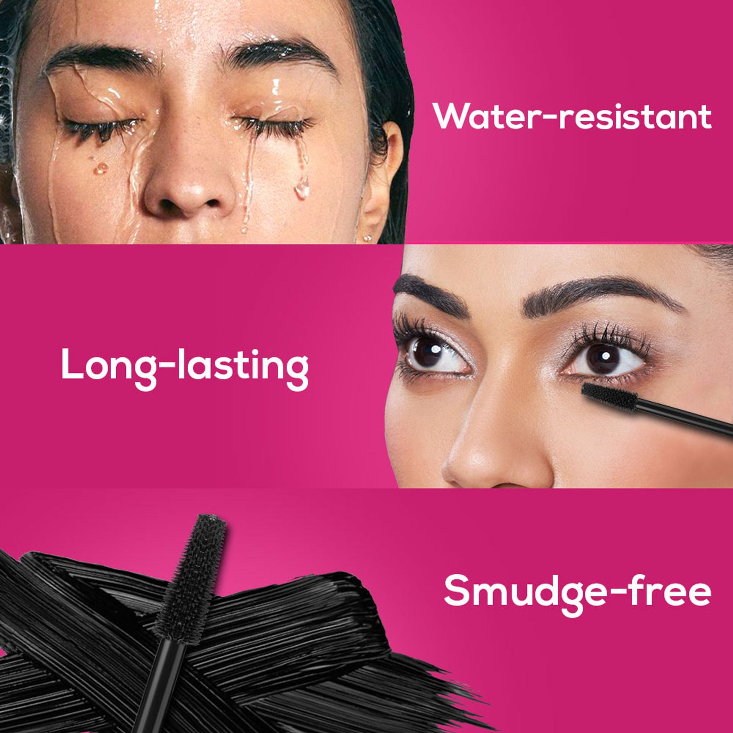 RENEE Power Lash Mascara, Black, Instantly Curls, Lengthens & Volumizes, Long - Lasting Clump - Free