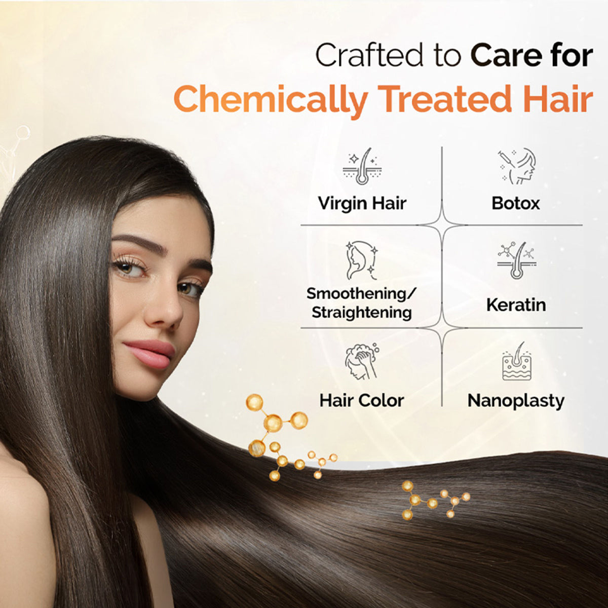 Streax Professional BotBrazil Paraben Free Shampoo for Chemically Treated & Damaged Hair