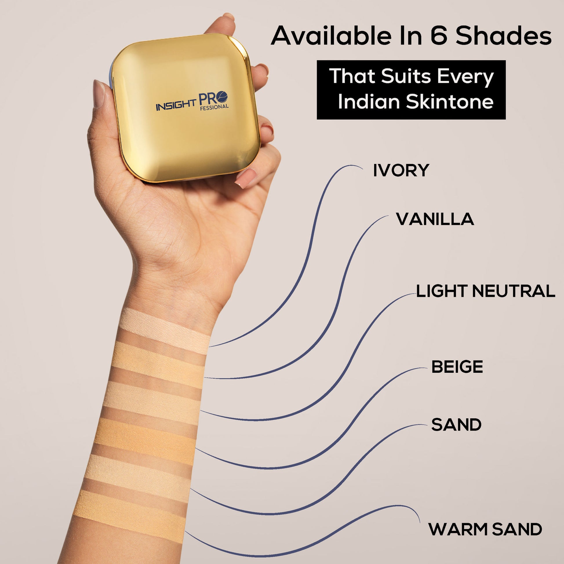 Insight Professional All Day Matte Compact Foundation - Ivory