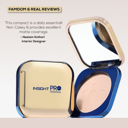 Insight Professional All Day Matte Compact Foundation - Ivory