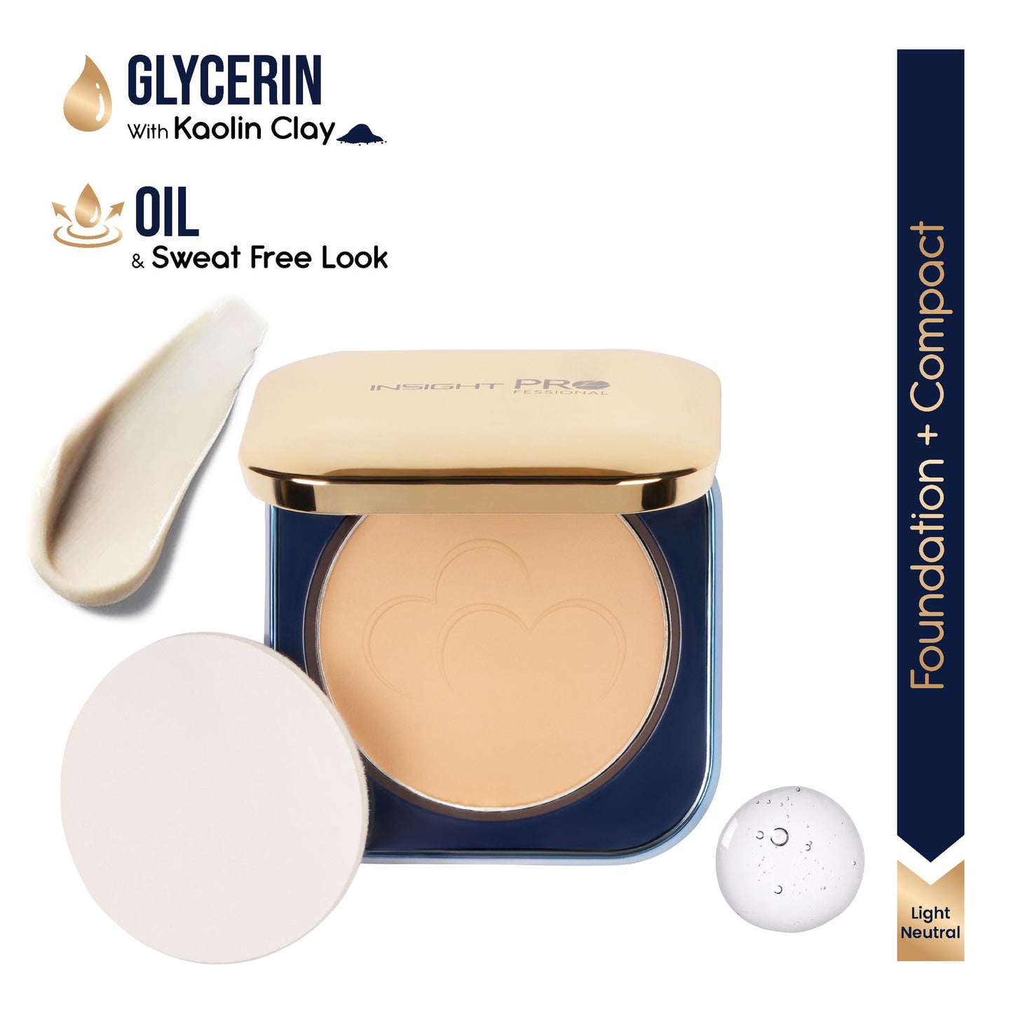 Insight Professional All Day Matte Compact Foundation - Light Neutral