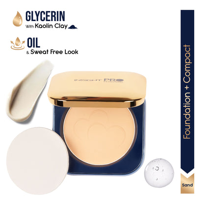 Insight Professional All Day Matte Compact Foundation - Sand
