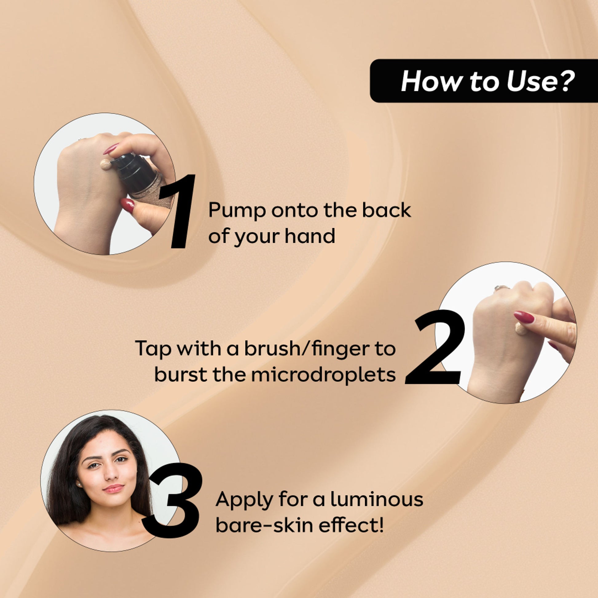 Born16 Tamaraa Micro Droplet Serum Foundation - Pearl Of Iceland