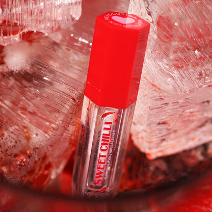 Makeup Revolution Heart Revolution Sweet Chilli Plumping Lip Oil - Clear