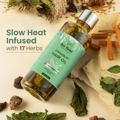 Nat Habit Trileaf Rosemary Hair Oil Controls Hair Fall, Promotes Hair Thickness & Growth With Neem