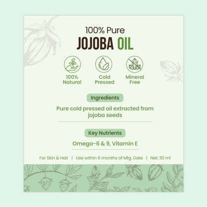 Nat Habit 100% Pure Cold Pressed Jojoba Oil