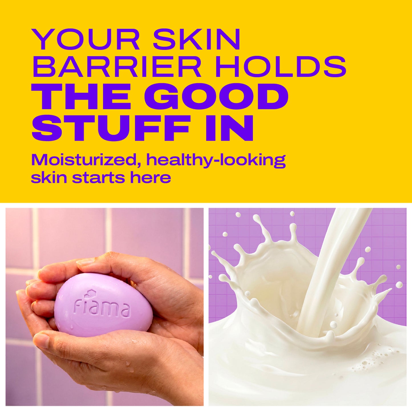 Fiama Skin Barrier Strengthening Moisturizing Soap Bar Japanese Hokkaido Milk, Combo Pack