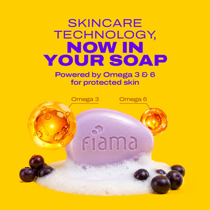 Fiama Skin Barrier Strengthening Moisturizing Soap Bar Japanese Hokkaido Milk, Combo Pack