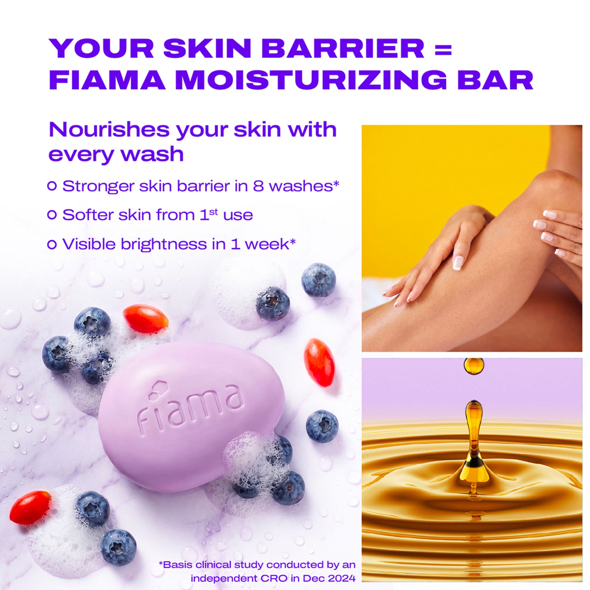 Fiama Skin Barrier Strengthening Moisturizing Soap Bar Japanese Hokkaido Milk, Combo Pack