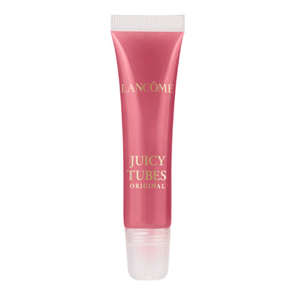 Lancome Juicy Tubes lip gloss in shade Tickled Pink, ultra shiny and moisturizing lip gloss with a vibrant pink color.