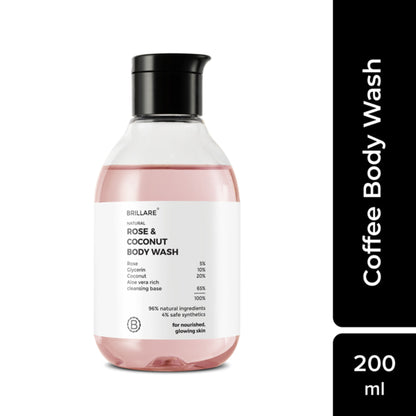 Brillare Rose & Coconut Body Wash