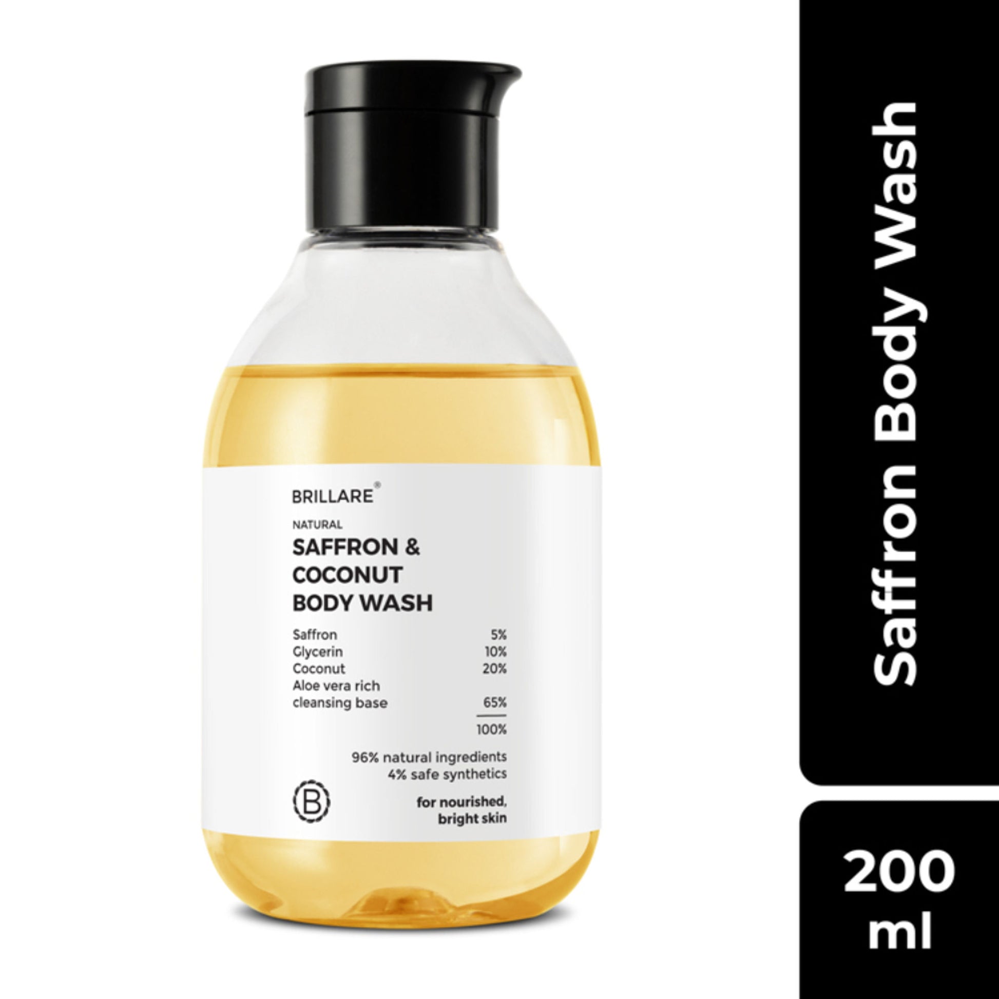 Brillare Saffron & Coconut Body Wash