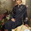 Dhiyona IE Floral Embroidered Regular Thread Work Kurta with Trousers & Dupatta