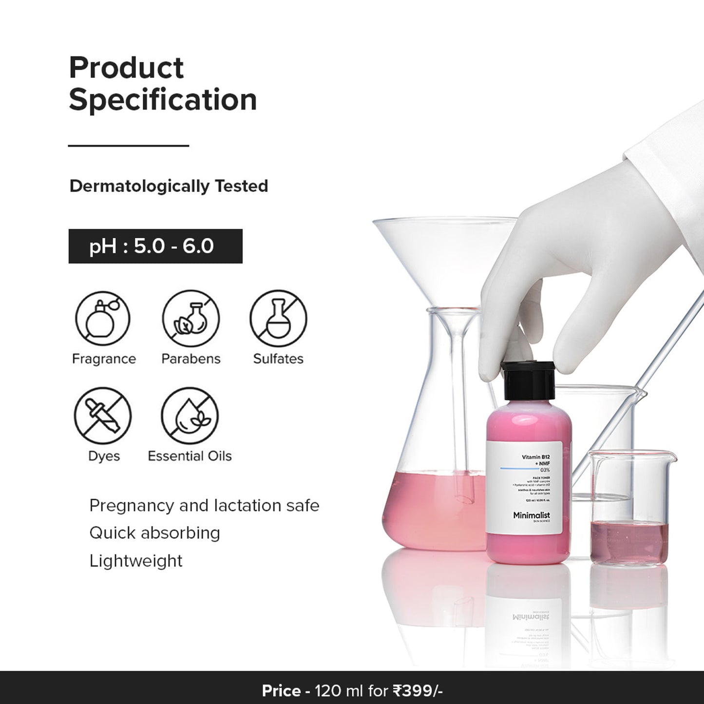 Minimalist Vitamin B12 + NMF 03% Face Toner