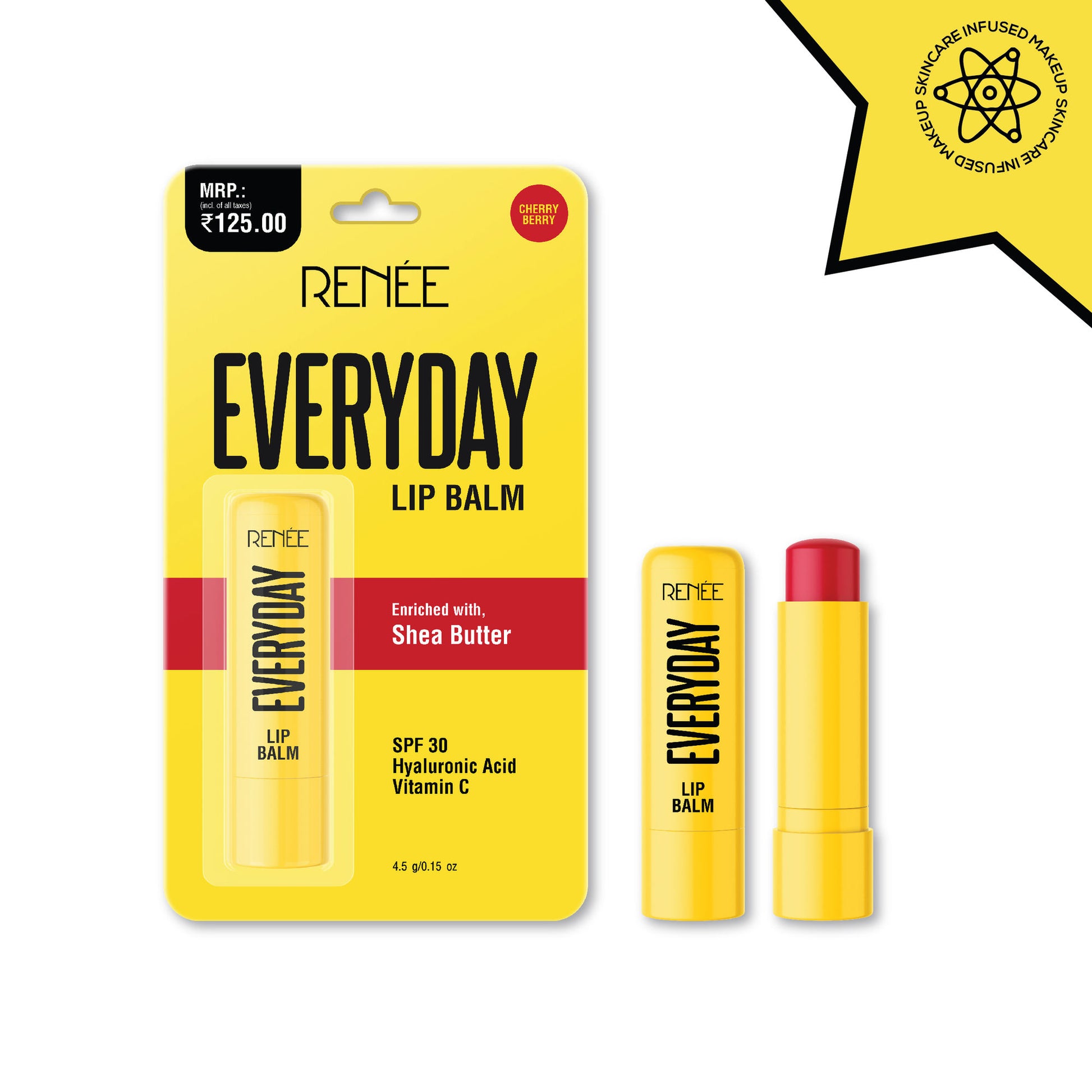 Renee Cosmetics Everyday Lip Balm - 01 Cherry Berry