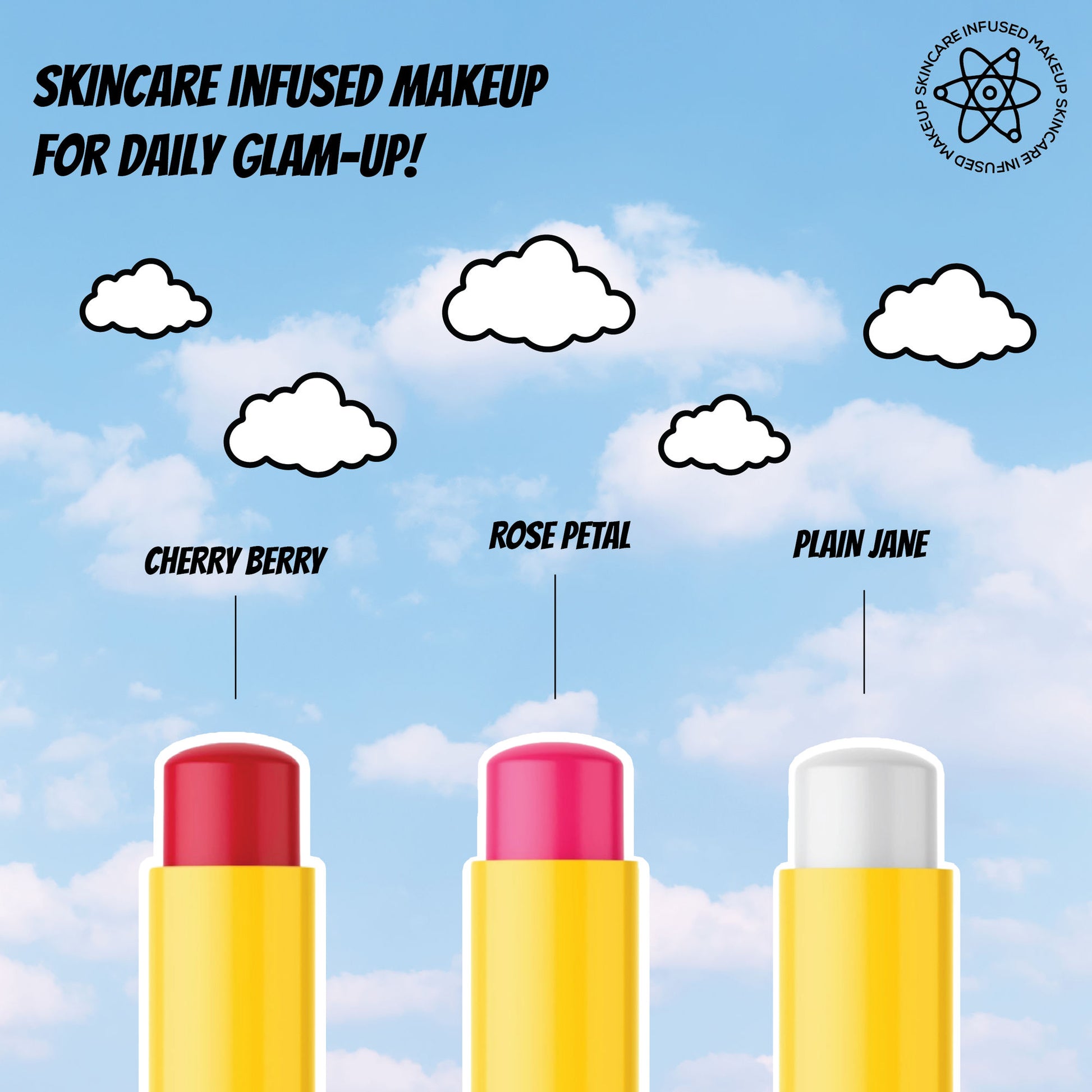 Renee Cosmetics Everyday Lip Balm - 01 Cherry Berry