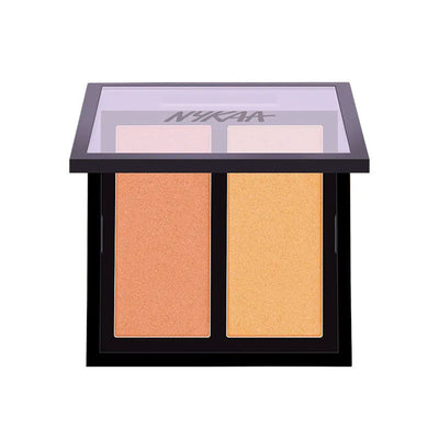 Nykaa Cosmetics Glow Getter Highlighting & Illuminating Duo Palette - Gliterrati 02