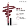 Swiss Beauty Bold Matt Lip Liner Pencil, Long-lasting , Matte Finish , Non-Drying - 9 Burgandy