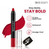 Swiss Beauty Matte Long Lasting Stay Maxx Lip Crayon Lipstick Matte Finish - Hot Red